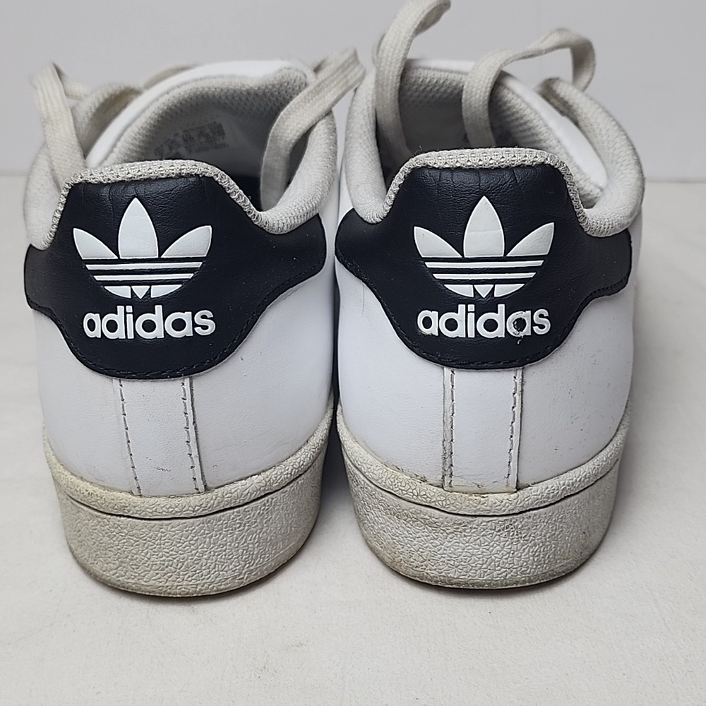 Adidas Superstar Black White Shell Toe Sneakers C77124 Mens Size 7 - Picture 6 of 9